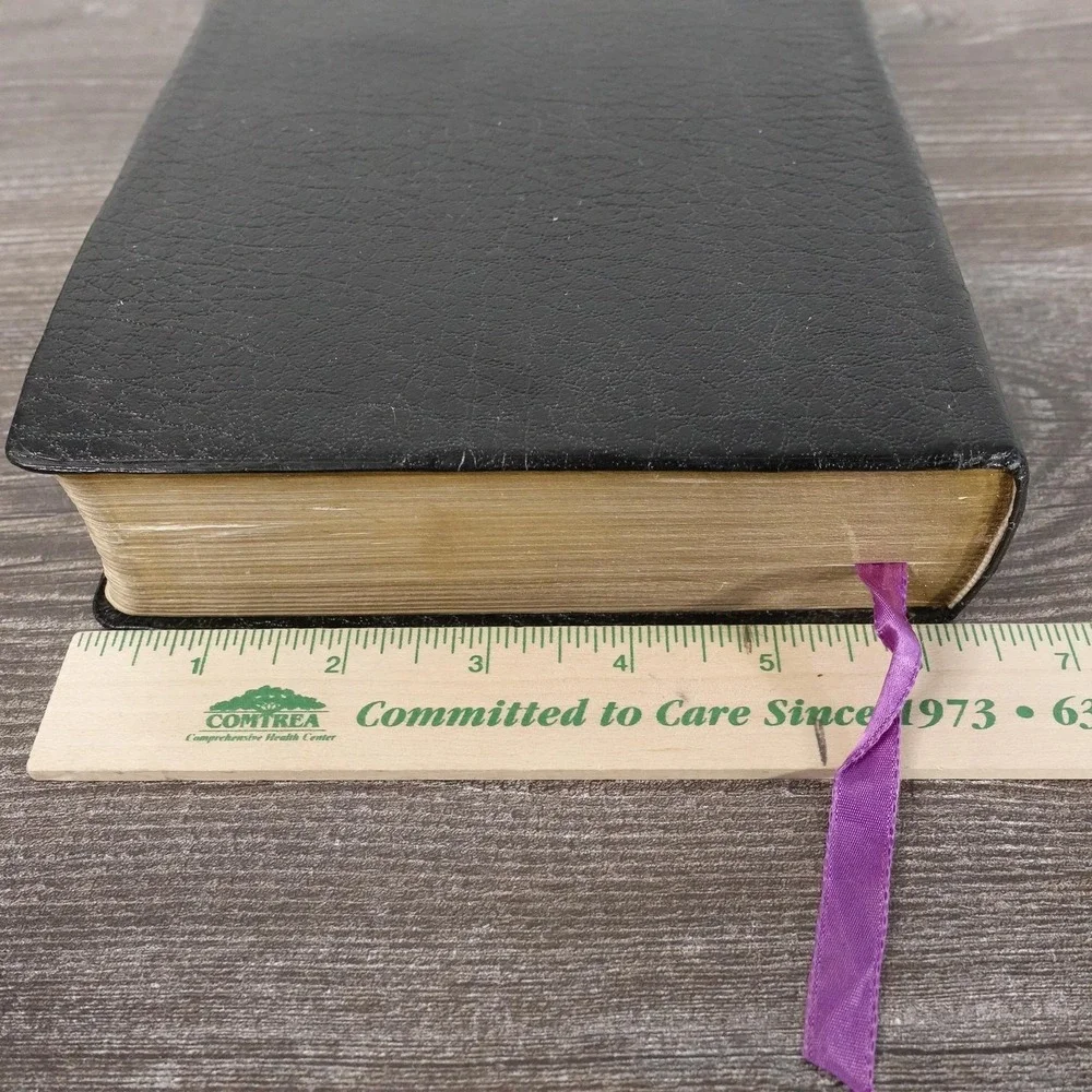 Nave's Topical Bible Orville J.‎ Nave Southwestern Black Faux Leather 1962